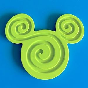 Unique Mickey Trivet Perfect for a Plant or in Kitchen or just cute decor Lime